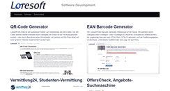 Desktop Screenshot of loresoft.de
